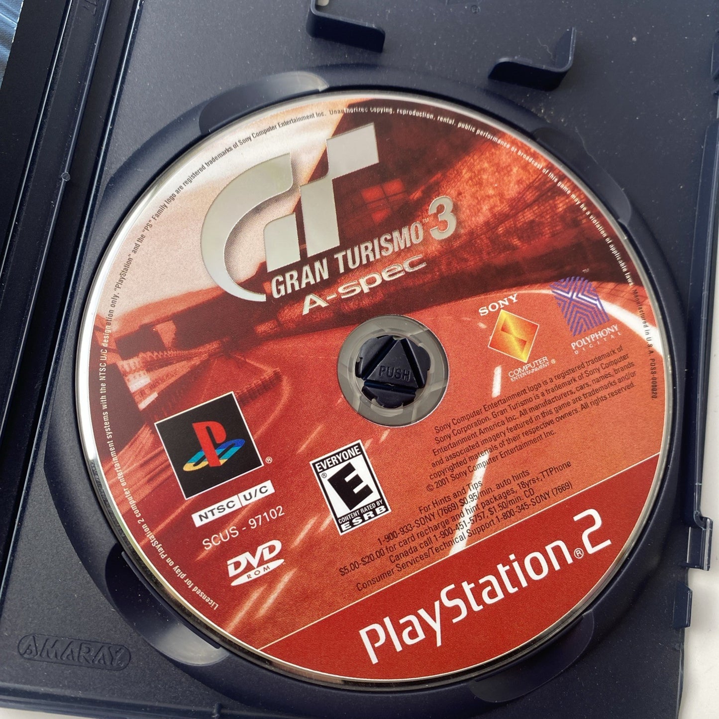 Gran Turismo 3 A spec PS2 (PlayStation 2, 2006) Complete With Manual