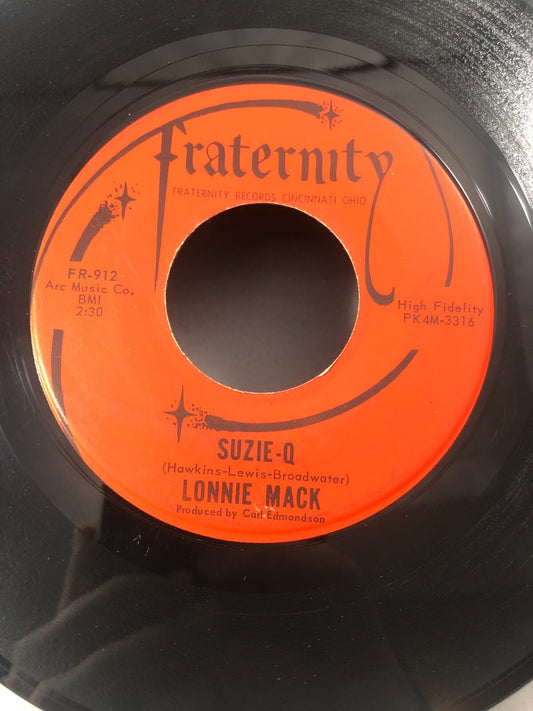 Lonnie Mack Suzie Q / Wham! 45 Rock a4 Fraternity records VG
