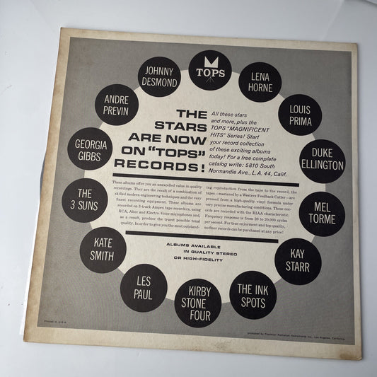 Dave Pell – Stardust (And 9 Other Magnificent Hits!): Tops Records LP (Jazz)