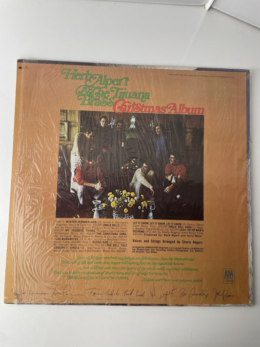Vintage Herb Alpert Tijuana Brass Christmas Album Vinyl A&M SP-4166 Jazz 1968