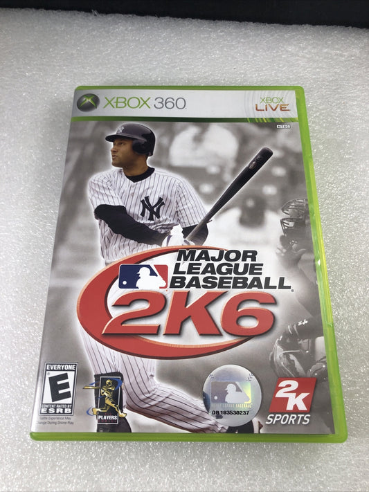 Major League Baseball 2K6 (Microsoft Xbox 360, 2006)
