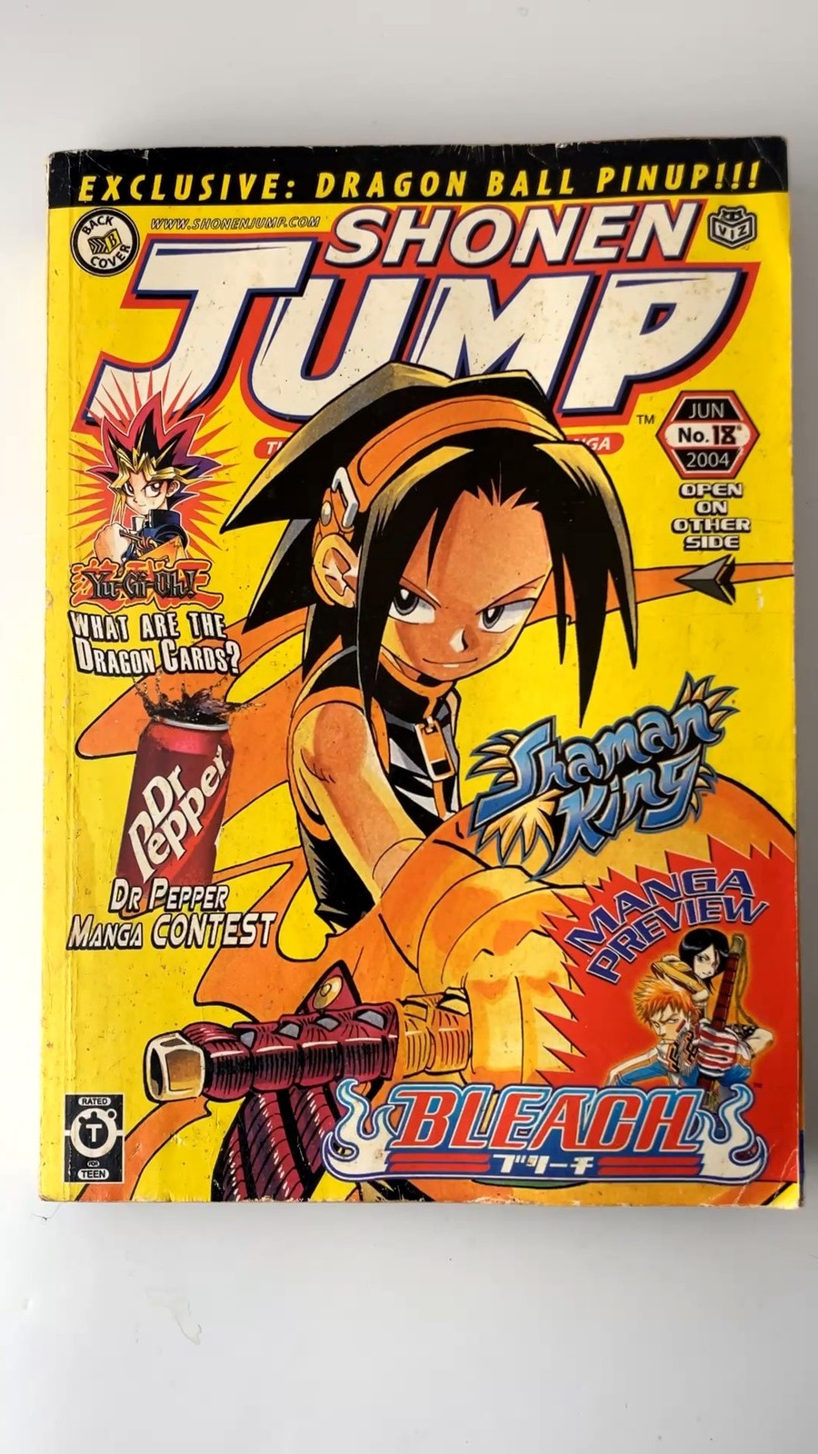 Shonen Jump June 2004 Volume 2 Issue 06 Illustrated Manga Preview NO CARD