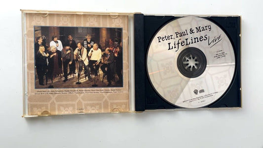 Peter, Paul & Mary - LifeLines Live CD 1996 Folk Warner Bros.