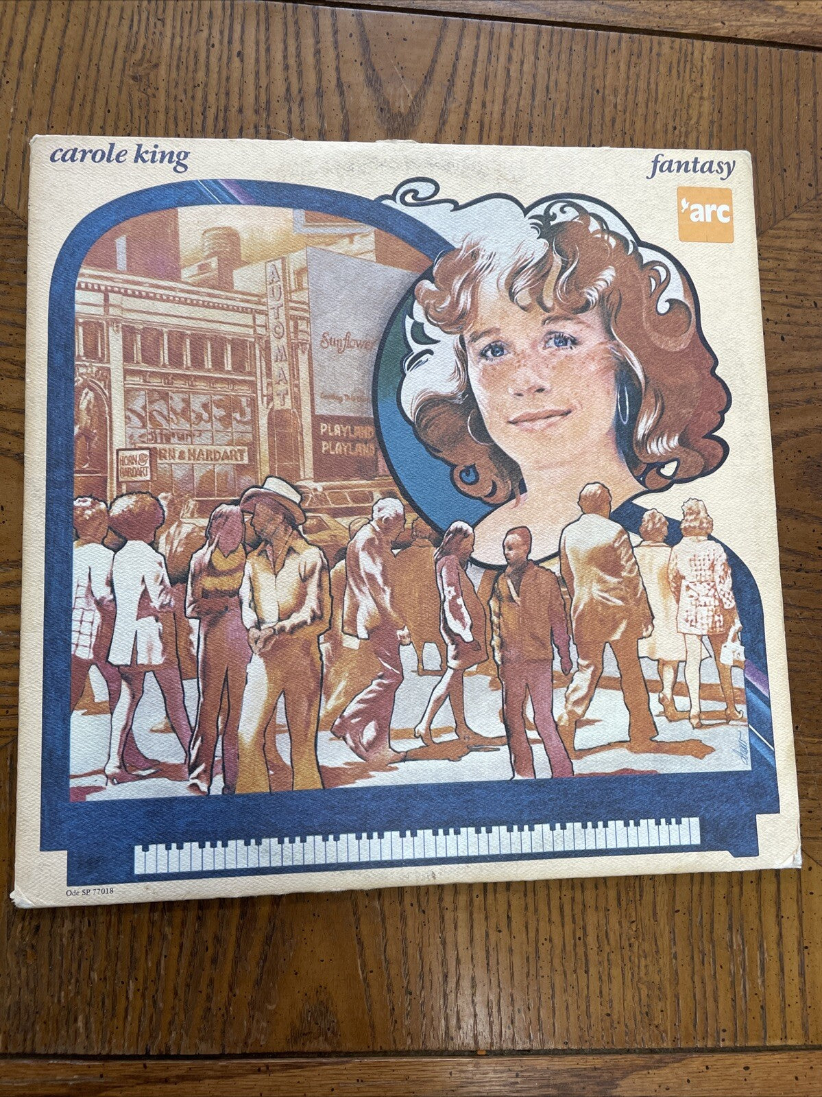 carole king fantasy vinyl album lp Vintage 60s Folk Country G+
