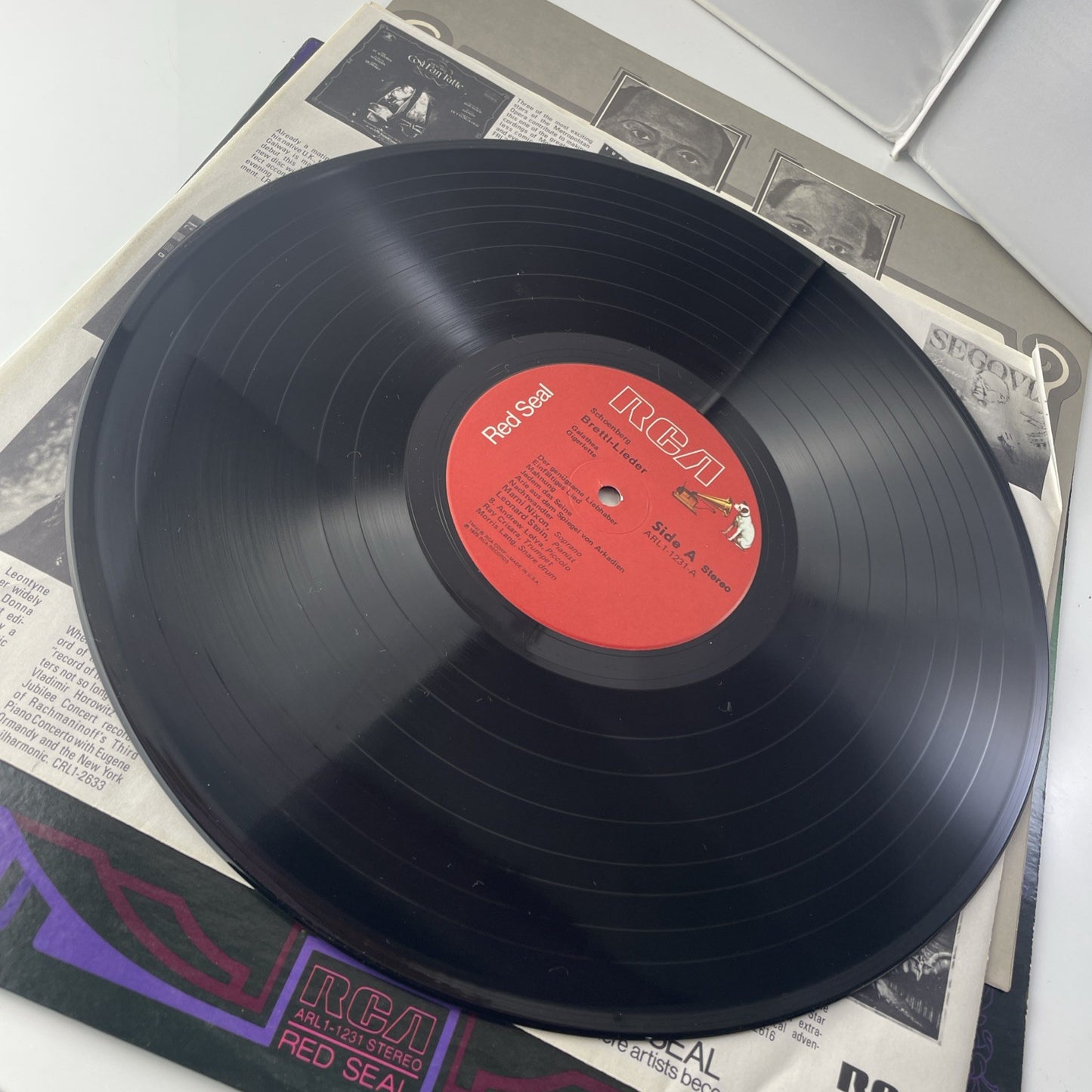 MARNI NIXON Cabaret Songs of Arnold Schoenberg 9 Early Songs 1893-1903 RCA LP