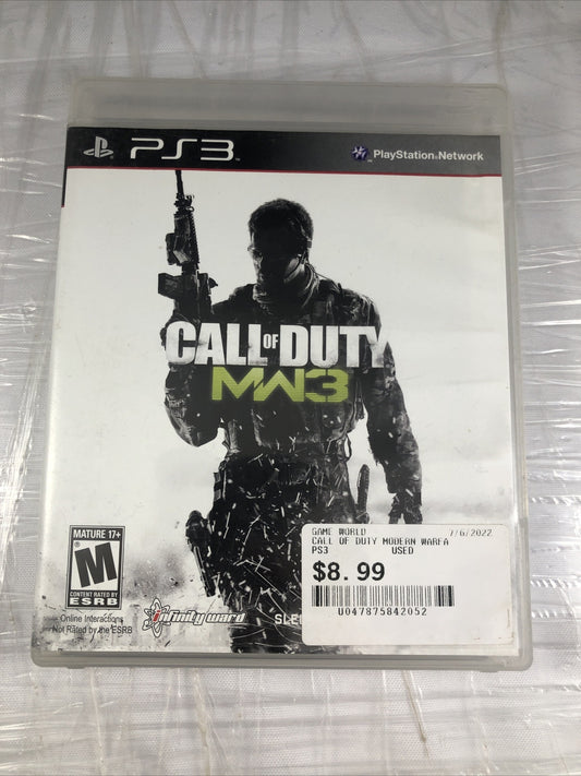 Call of Duty: Modern Warfare 3 (Sony PlayStation 3, 2011) PS3 Tested