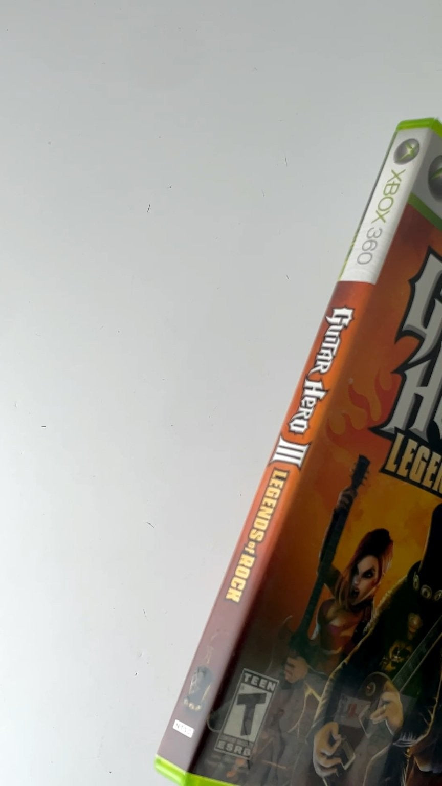Guitar Hero III Legends of Rock Xbox 360 Video Game Multiplayer CIB