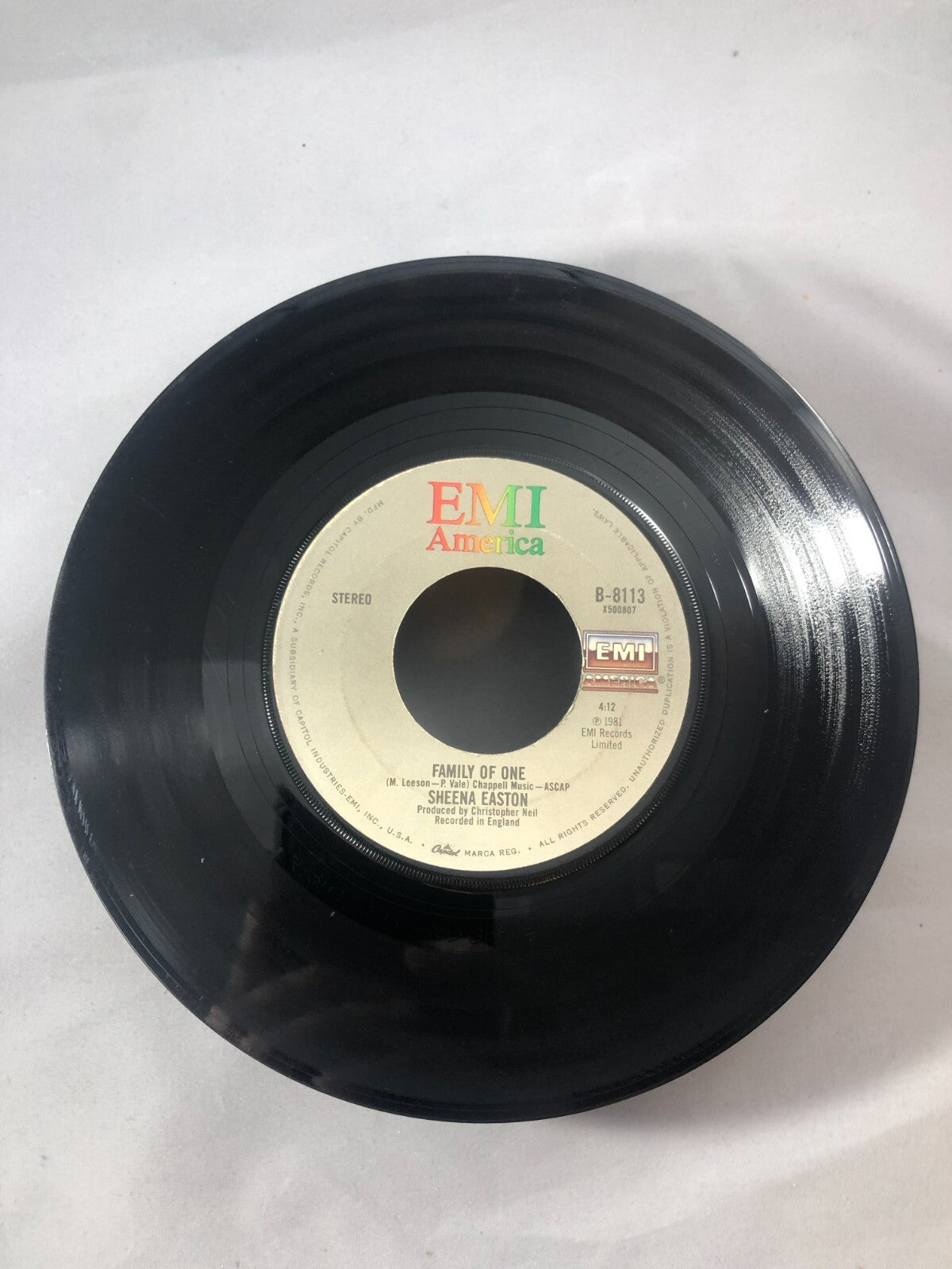SHEENA EASTON When He Shines 45 7" POP ROCK Record Vinyl Records 1982 VG