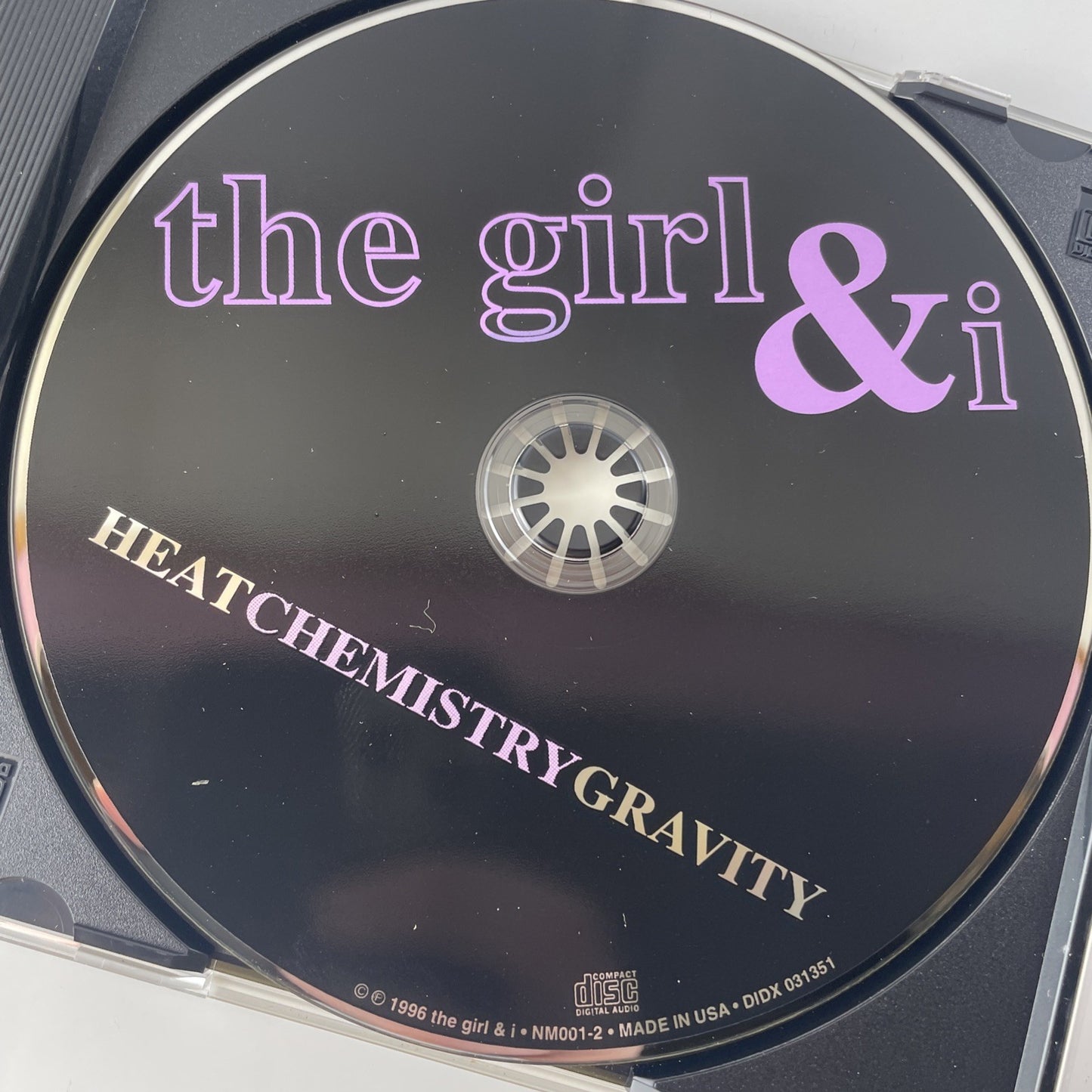Heat Chemistry Gravity by The Girl & I (CD, 1996) Rare 90s Music Cd