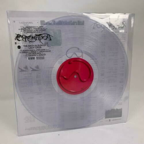 LADY GAGA Chromatica CLEAR VINYL LP Used Very Good