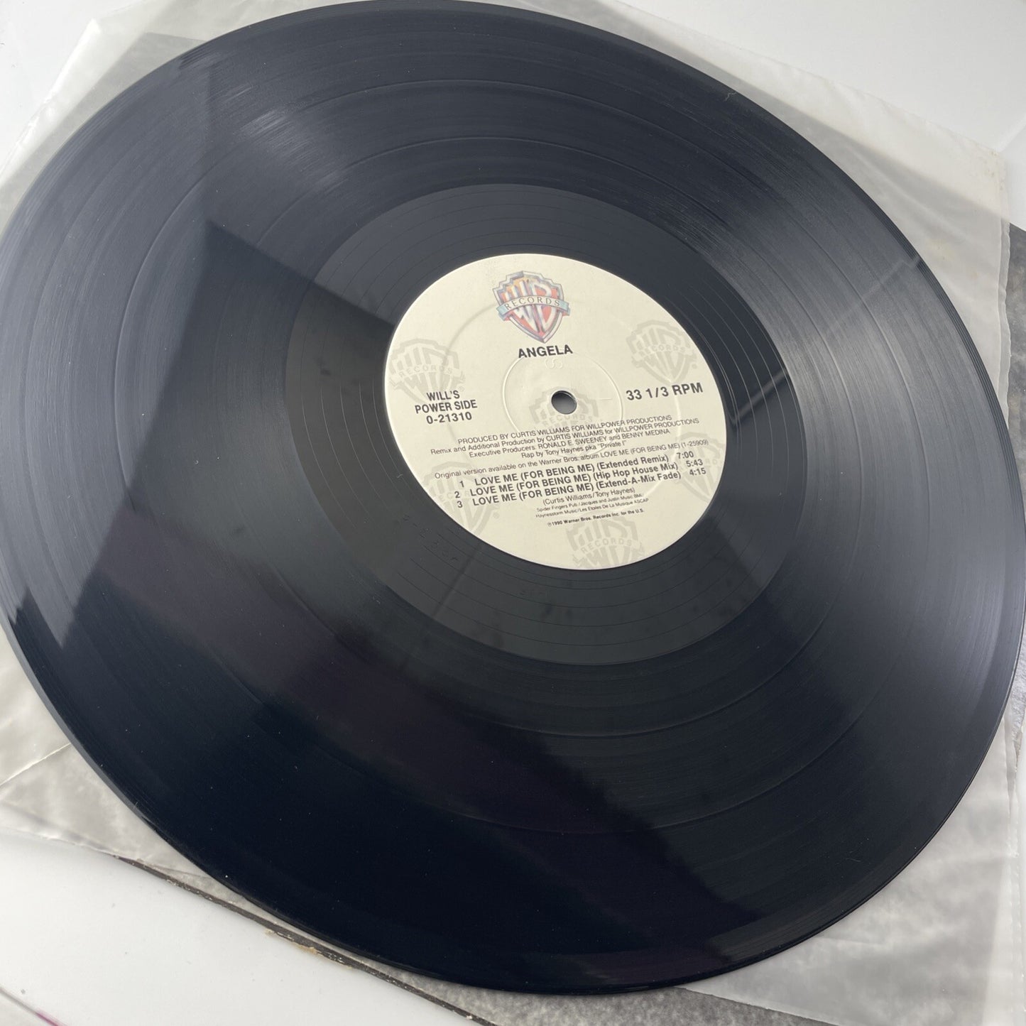 Angela Love Me For Being Me PROMO SINGLE Vinyl Record Album