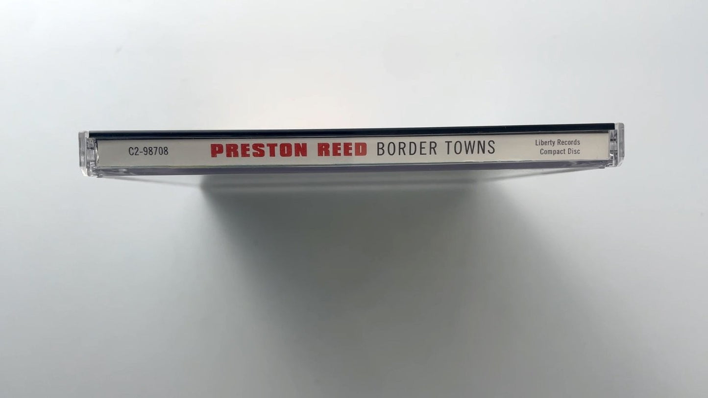 Preston Reed - Border Towns CD 1993 Promo Jazz Acoustic Liberty
