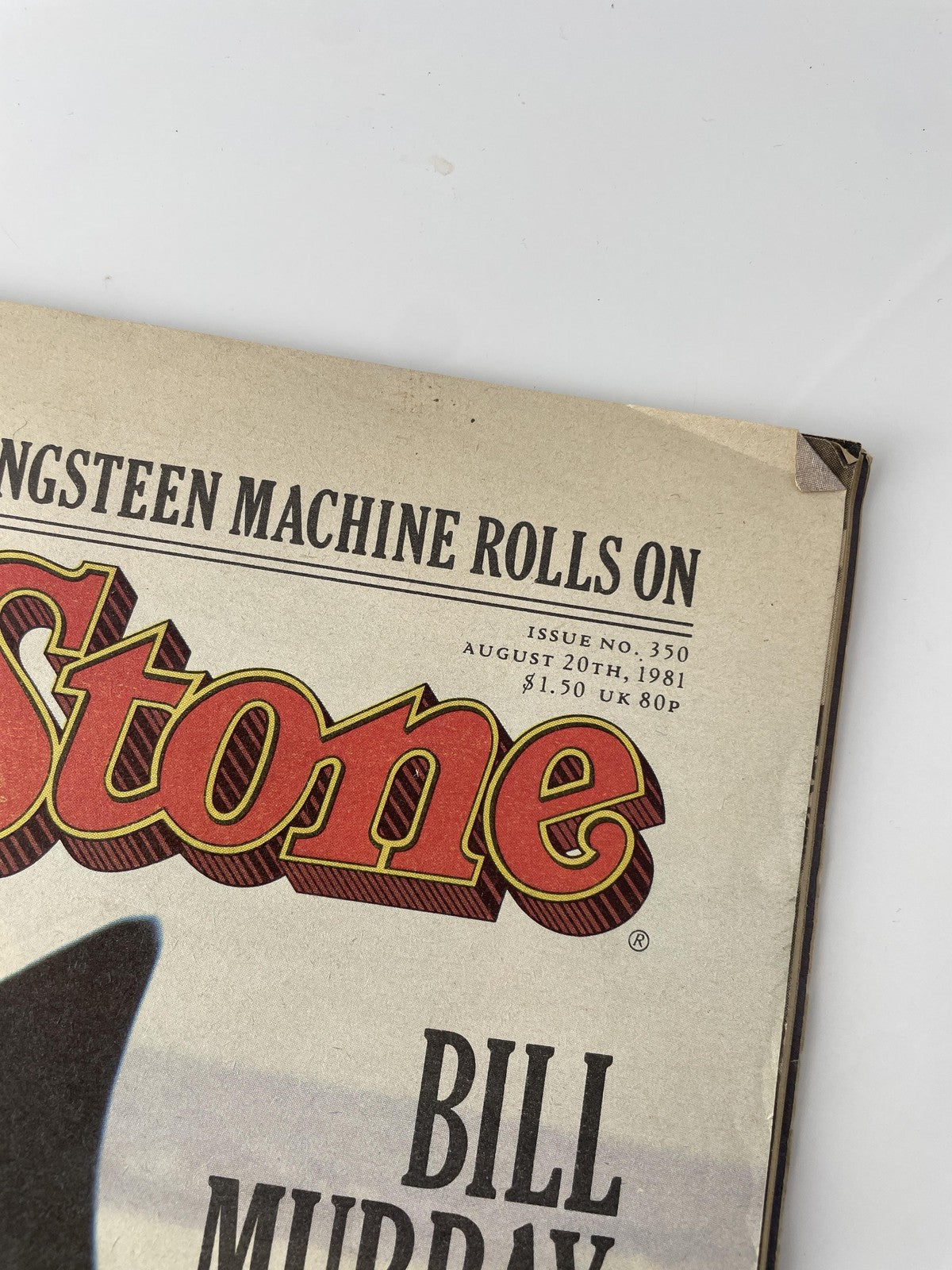 Vintage Rolling Stone Magazine Issue No. 350 August 20 1981 Beach Cover Original