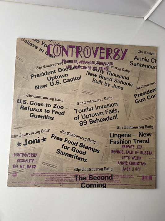 Vintage Prince Vinyl Record Controversy 1981 Warner Bros Album Funk Soul Pop