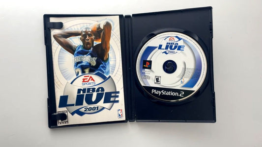 NBA Live 2001 PlayStation 2 Video Game Multiplayer EA Sports