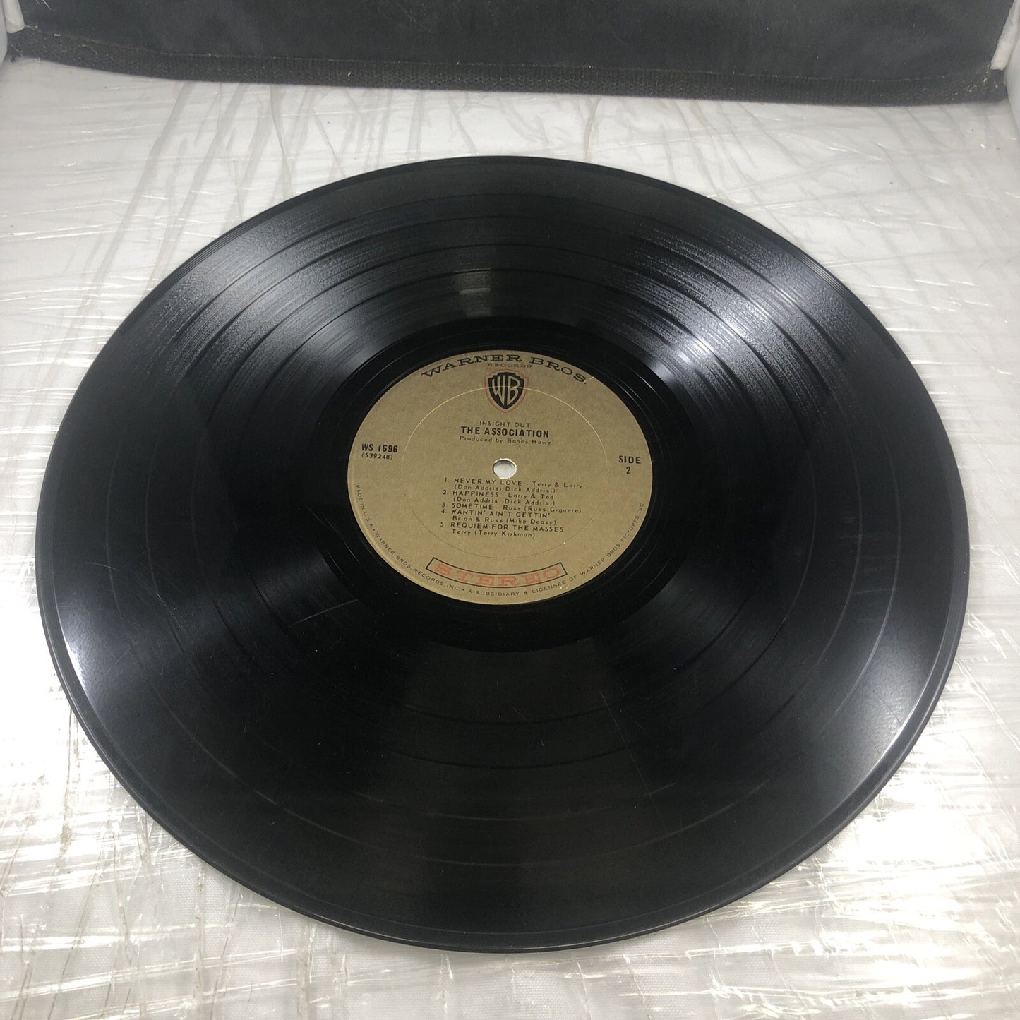 The Association Insight Out Warner Bros WS1696 Stereo 1967 See Pics