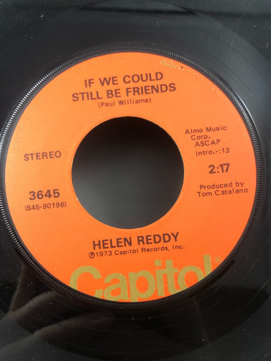Helen Reddy (1973) Delta Dawn / If We Could Still Be Friends Record 45RPM G+