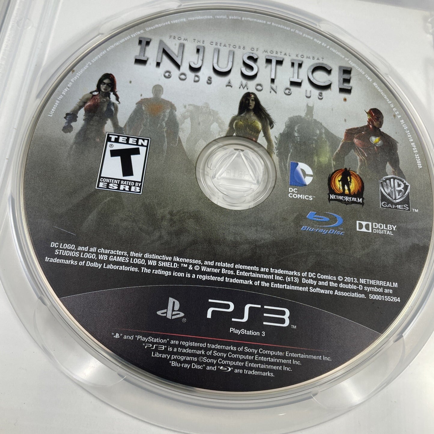 Injustice: Gods Among Us (Sony PlayStation 3) PS3 Game with Manual - Complete!