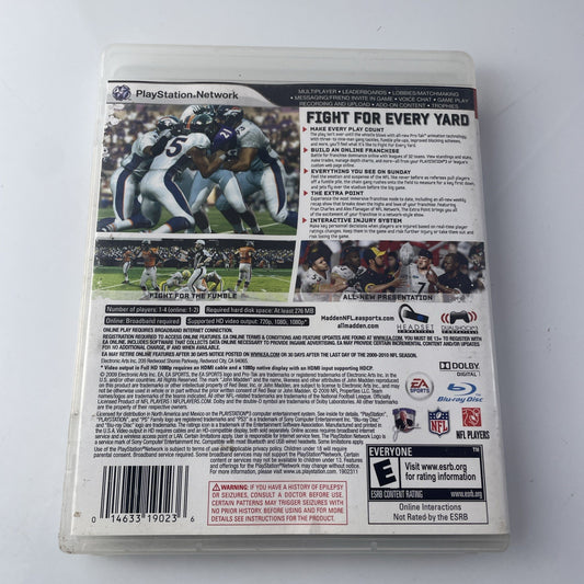 Madden NFL 10 (PlayStation 3 PS3) TESTED