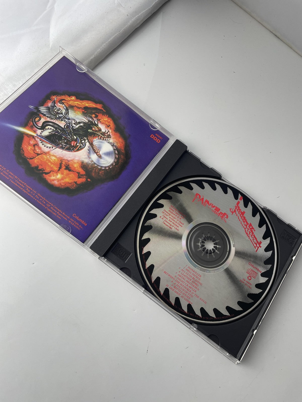 Vintage Judas Priest CD Painkiller Heavy Metal Album Columbia CK 46891 1990