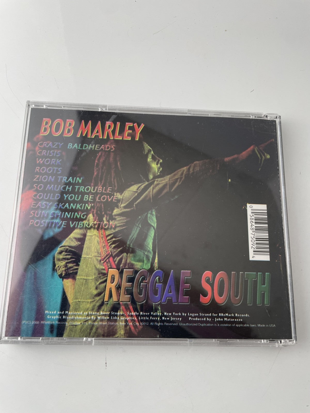 Vintage Bob Marley CD Reggae South The Criterion Sessions 2000 RReMark RR75092