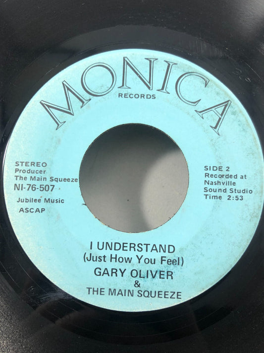 Rare R&B 45 - Gary Oliver & Main Squeeze - Boogie Tonight - Monica Records G+
