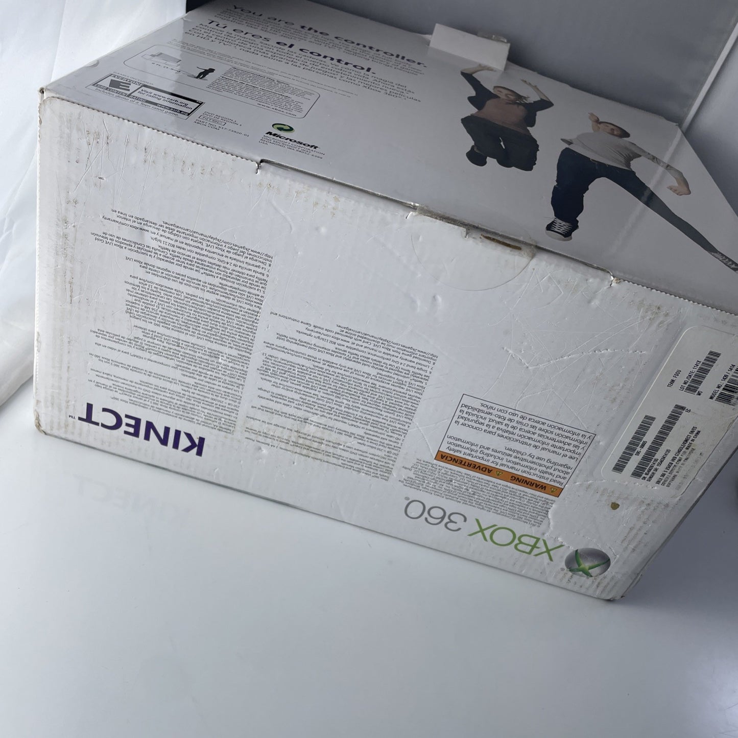 XBOX 360 Kinect System 250GB Bundle with Box, Console, Controller, Power, WORKS!