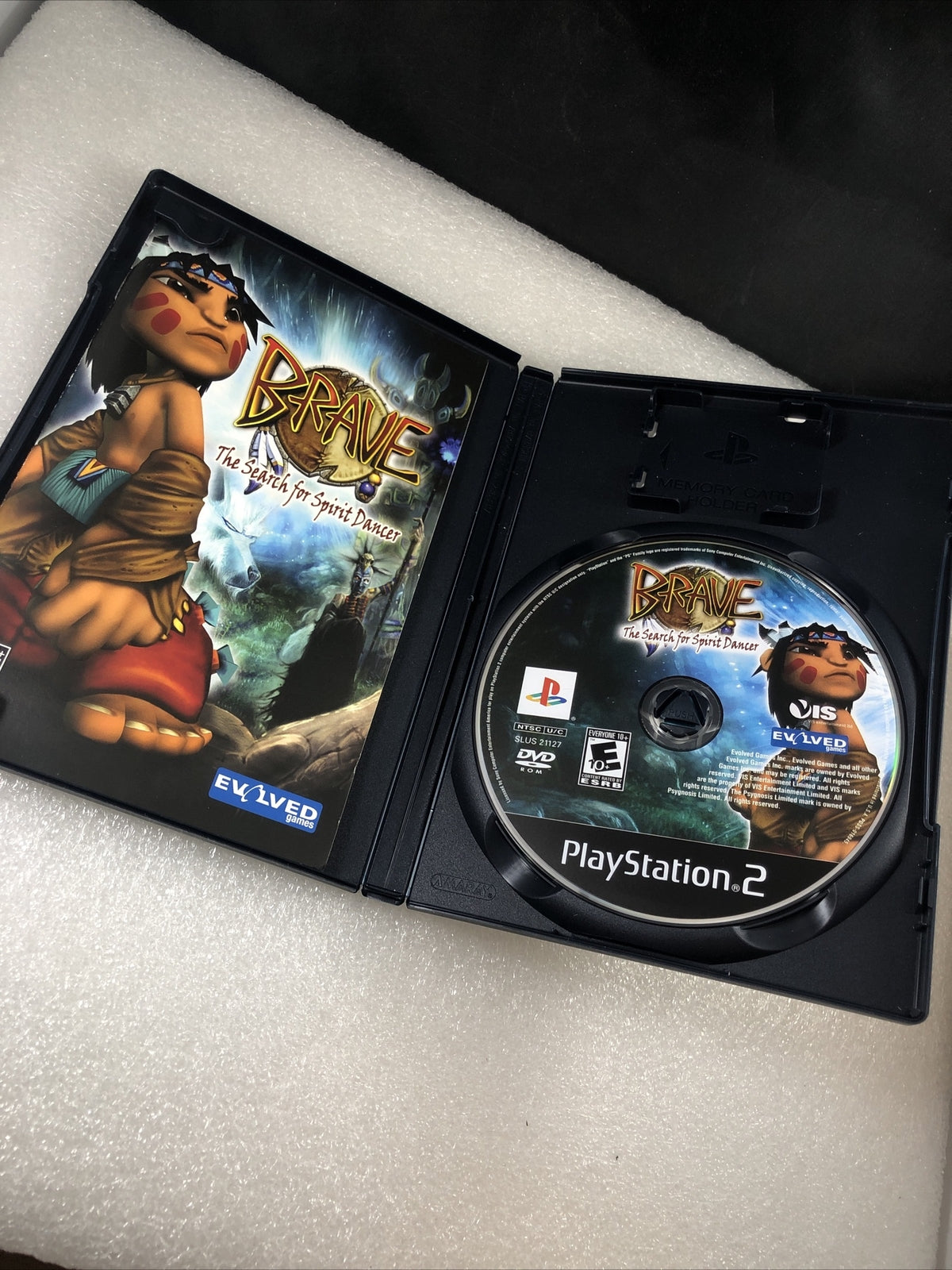 Brave Search For Spirit Dancer Playstation 2 PS2 Black Label Rare Native Game
