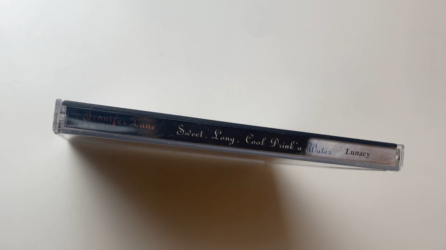 Jennifer Lane - Sweet, Long, Cool Drink'a Water CD 2001 Lunacy Country RARE