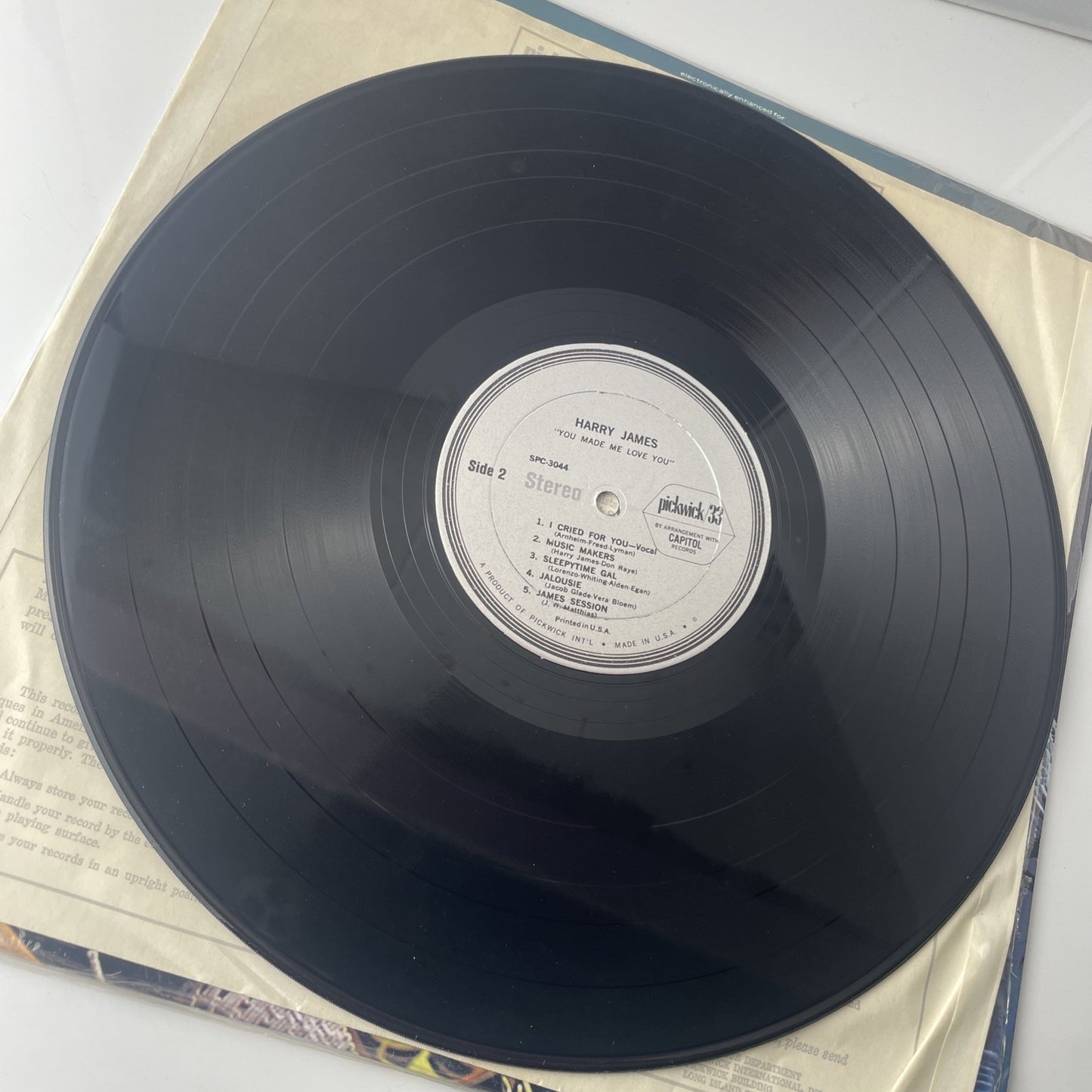HARRY JAMES YOU MADE ME LOVE YOU (VG+) SPC-3044 LP VINYL RECORD