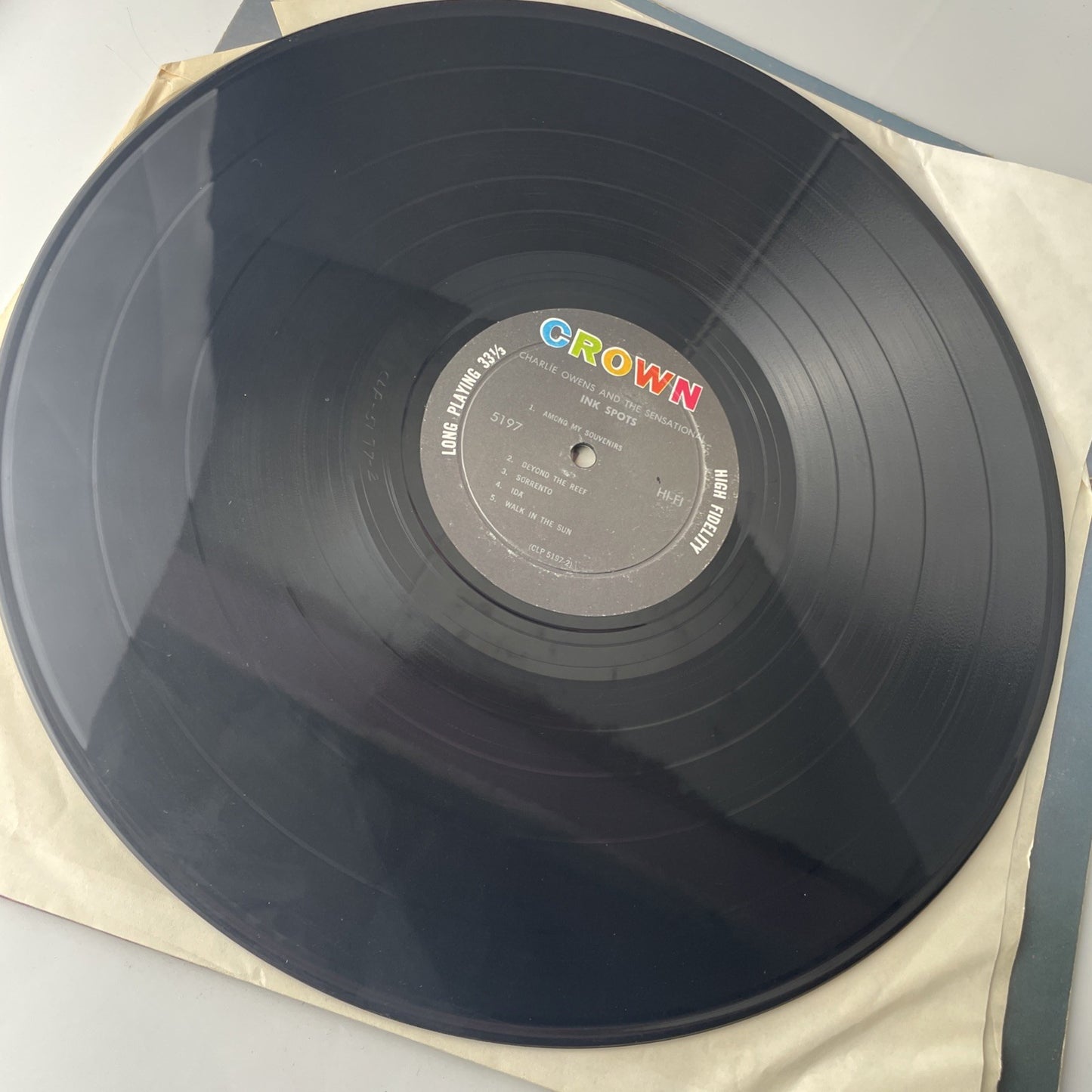 Charlie Owens – Sensational Ink Spots 1961 LP Vinyl Record Album CLP 5197*