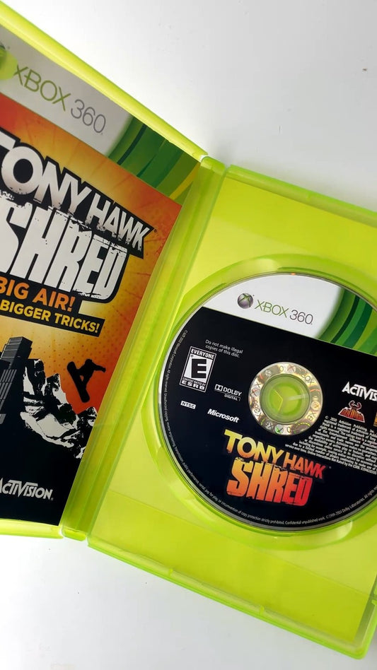 Tony Hawk Shred Xbox 360 Video Game Big Air Bigger Tricks