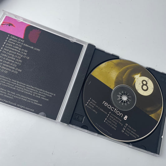 Reaction 8 CD 2005 Mark Boatman Paul Puricelli 13-Track Indie Pop Studio Album