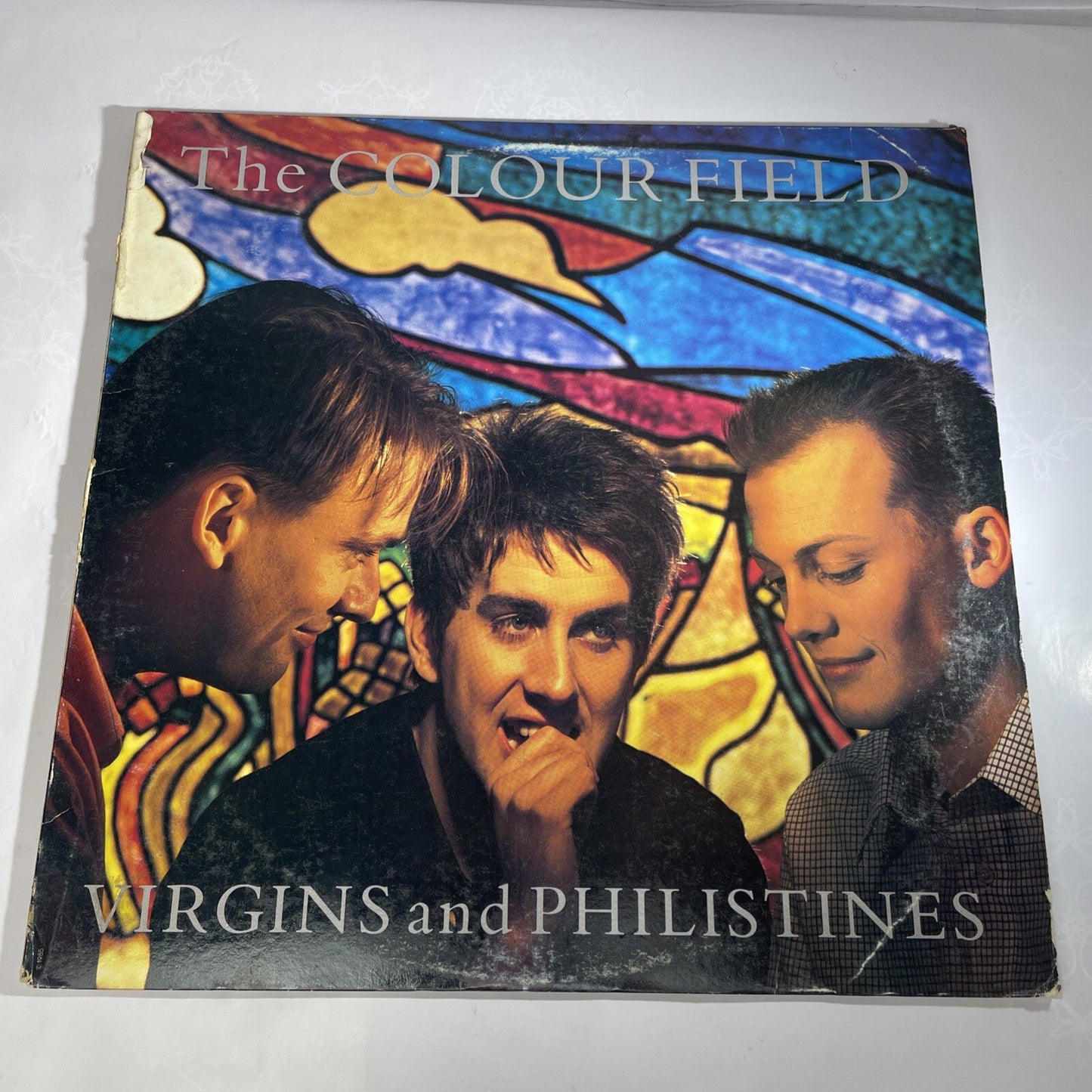 Colour Field Virgins & Philistines LP RARE VG 1980s Chrysalis Record Album