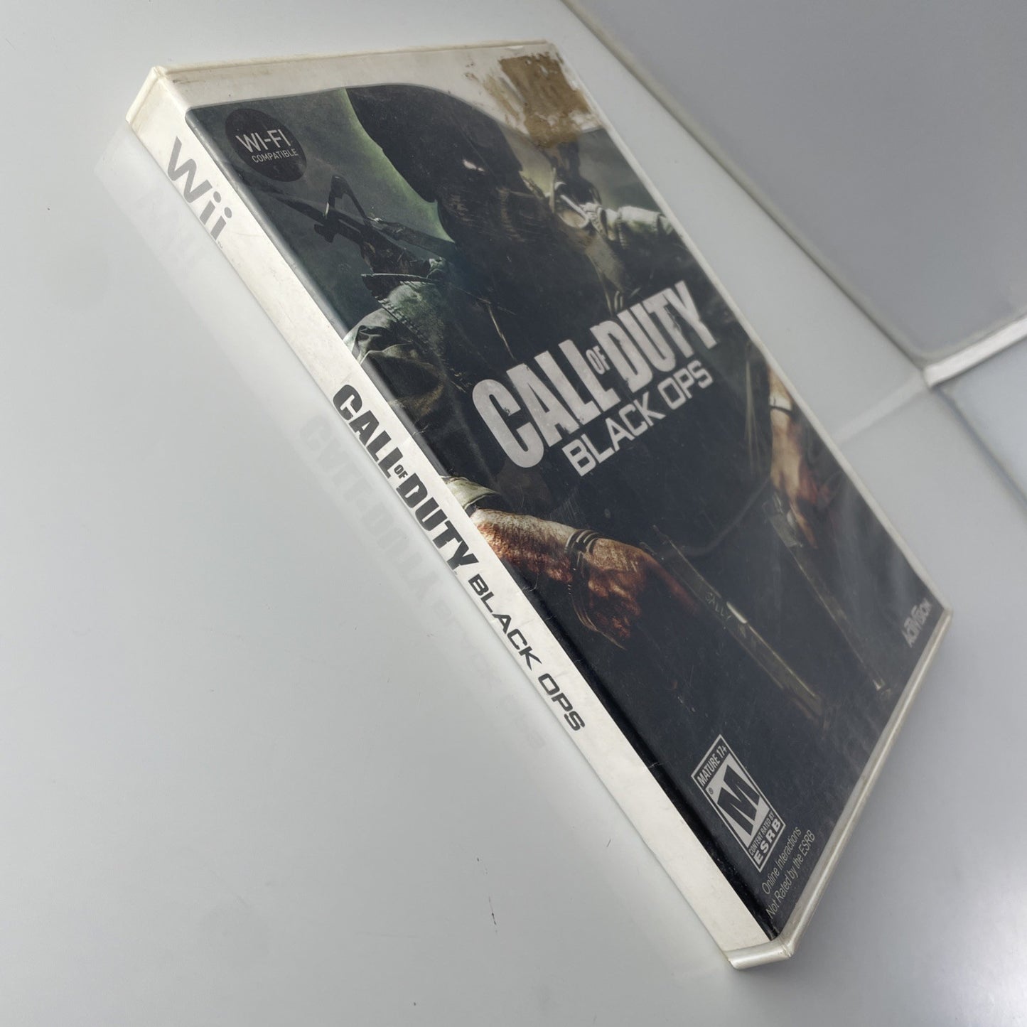 Call of Duty Black Ops (Nintendo Wii) Complete CIB Tested Marine Corps Sticker