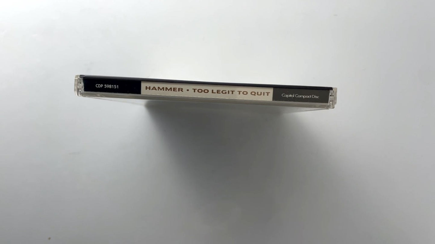 Hammer - Too Legit to Quit CD 1991 Hip Hop Capitol Records