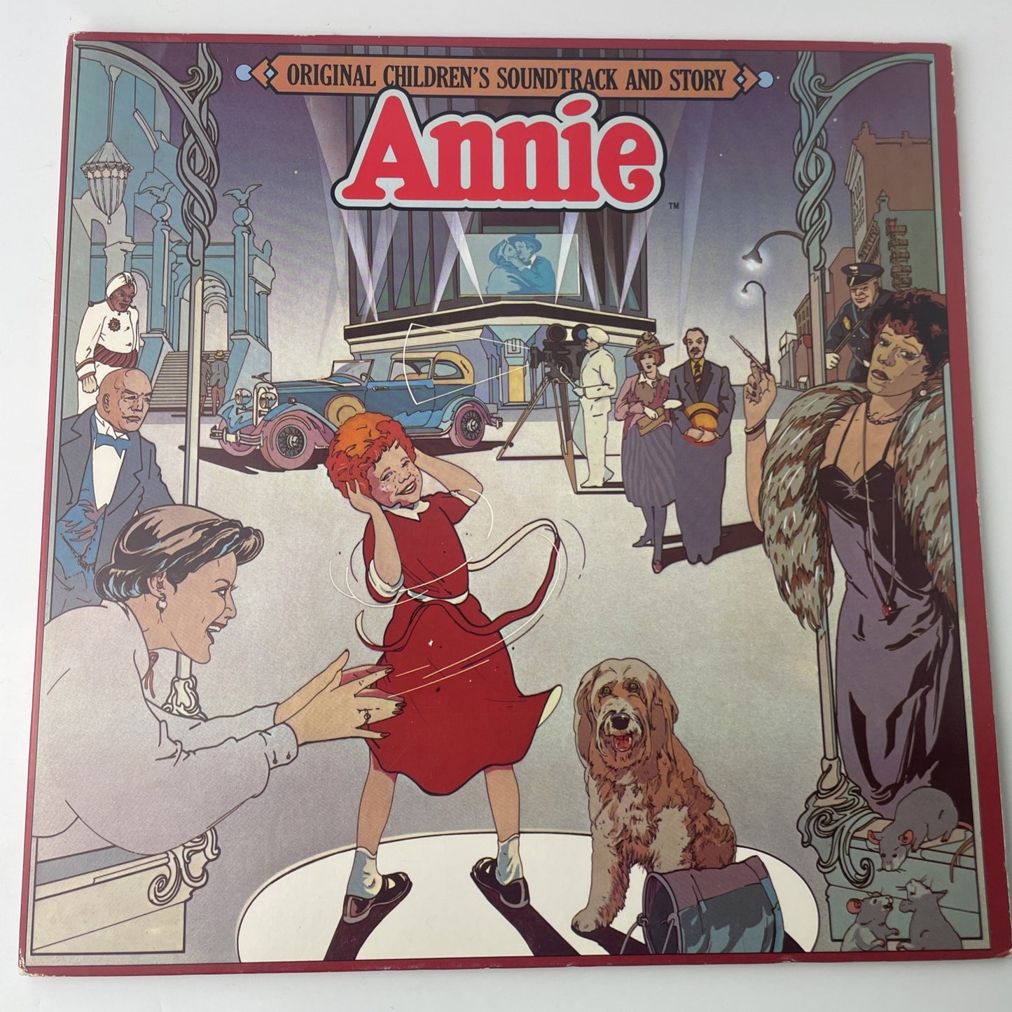 Annie Soundtrack Vinyl Record Gatefold LP 1982 Columbia Story Game Board VG