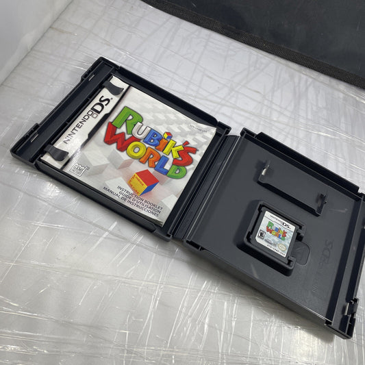 Rubik's World Nintendo DS Complete CIB Authentic Good Condition