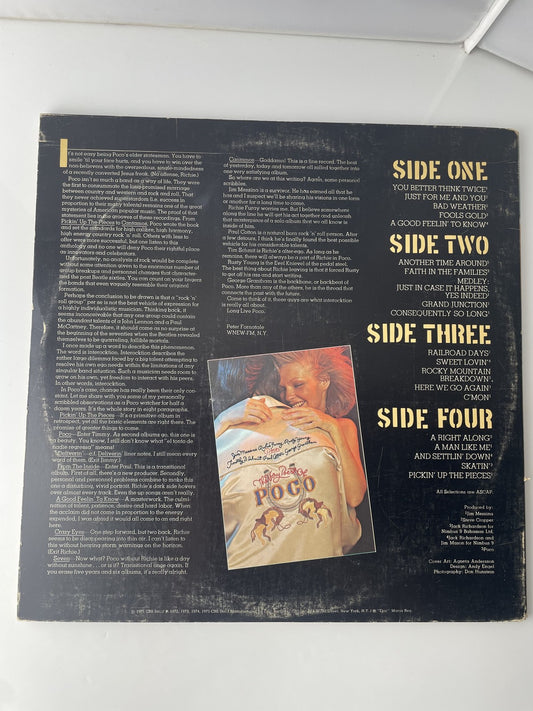 Vintage Poco Vinyl Record The Very Best Of Poco 1975 Epic Gatefold Classic Rock