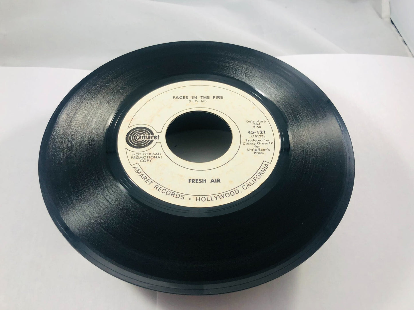 RARE Spain Psychadelic Rock 45 Fresh Air For What It's Worth / Faces In The Fire