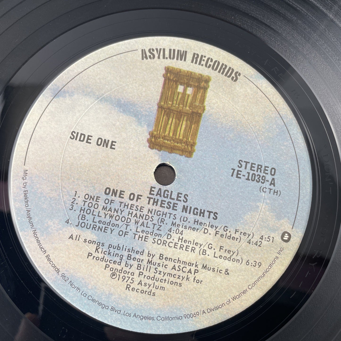 EAGLES ~ One Of These Nights 7E- 1039 USA Vinyl LP Embossed Sleeve 1975
