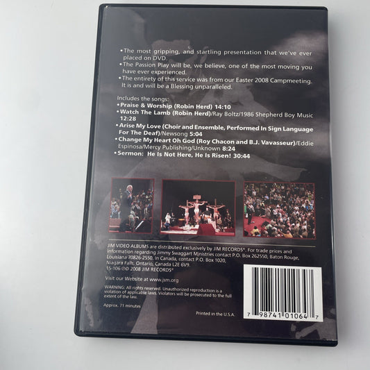 Passion Play Recording. Jesus. Watch the Lamb - A Camp Meeting Service (DVD)