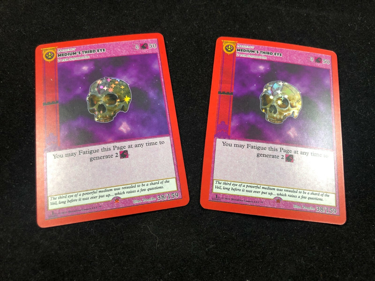 X2MetaZoo Cryptid Nation Medium's Third Eye 38/159 1st Edition Reverse Holo MINT