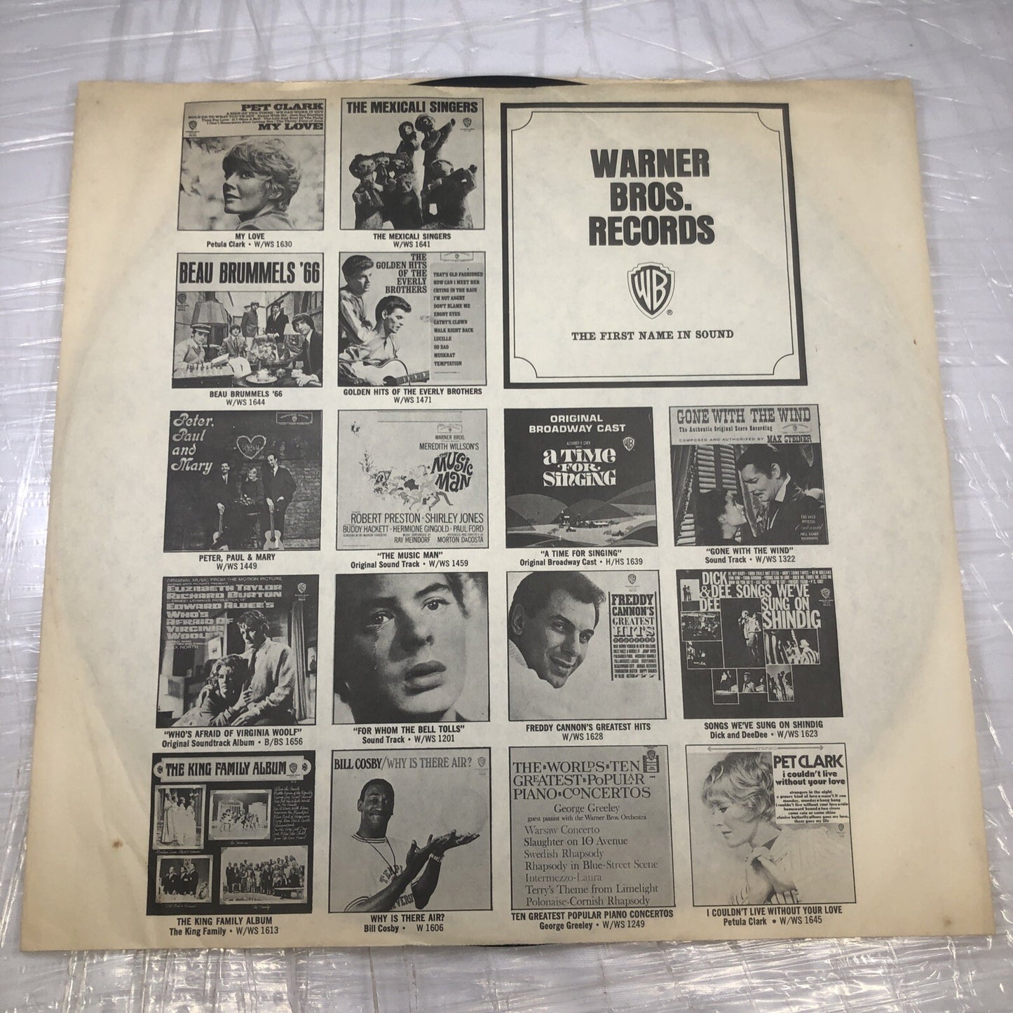 The Association Insight Out Warner Bros WS1696 Stereo 1967 See Pics