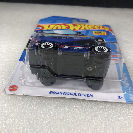 Nissan Patrol Custom HW J Imports 1/10 Blue Red White 2023 Long Card