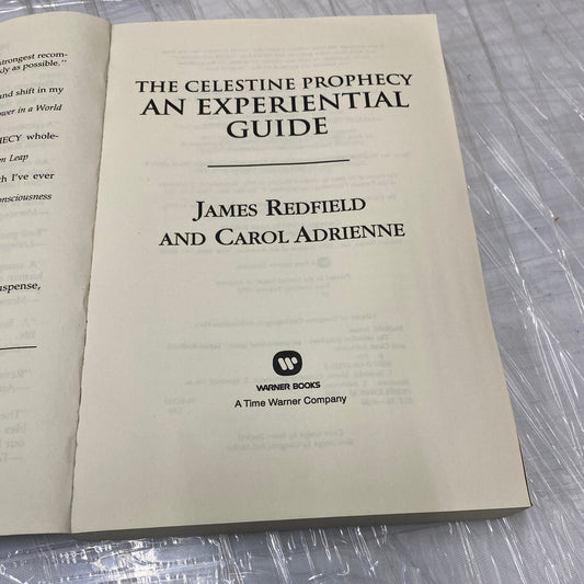 The Celestine Prophecy An Experiential Guide Redfield 1995 First Edition Warner