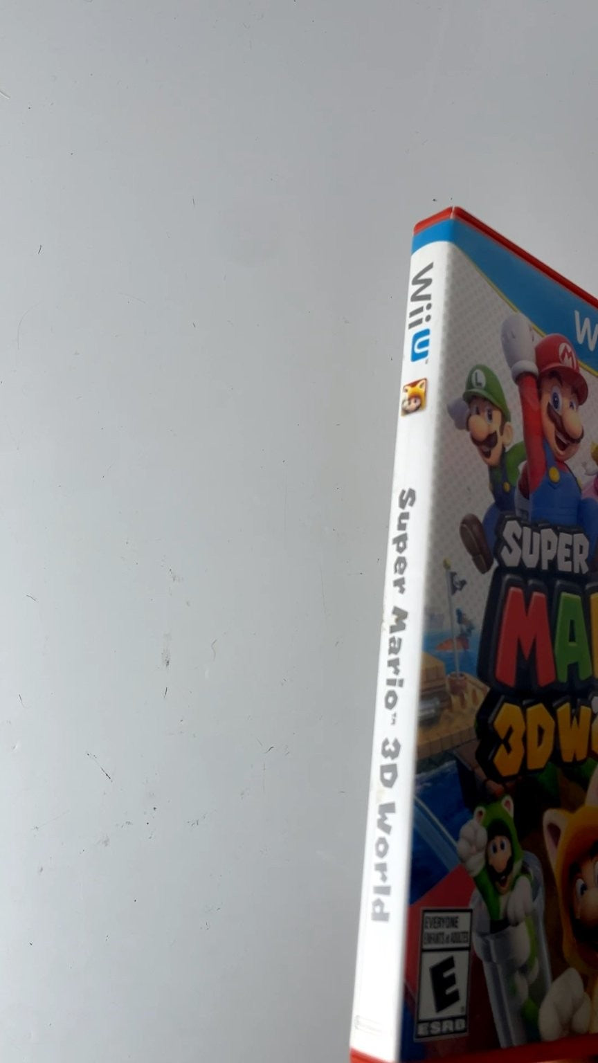 Super Mario 3D World Wii U Video Game Multiplayer Family Game