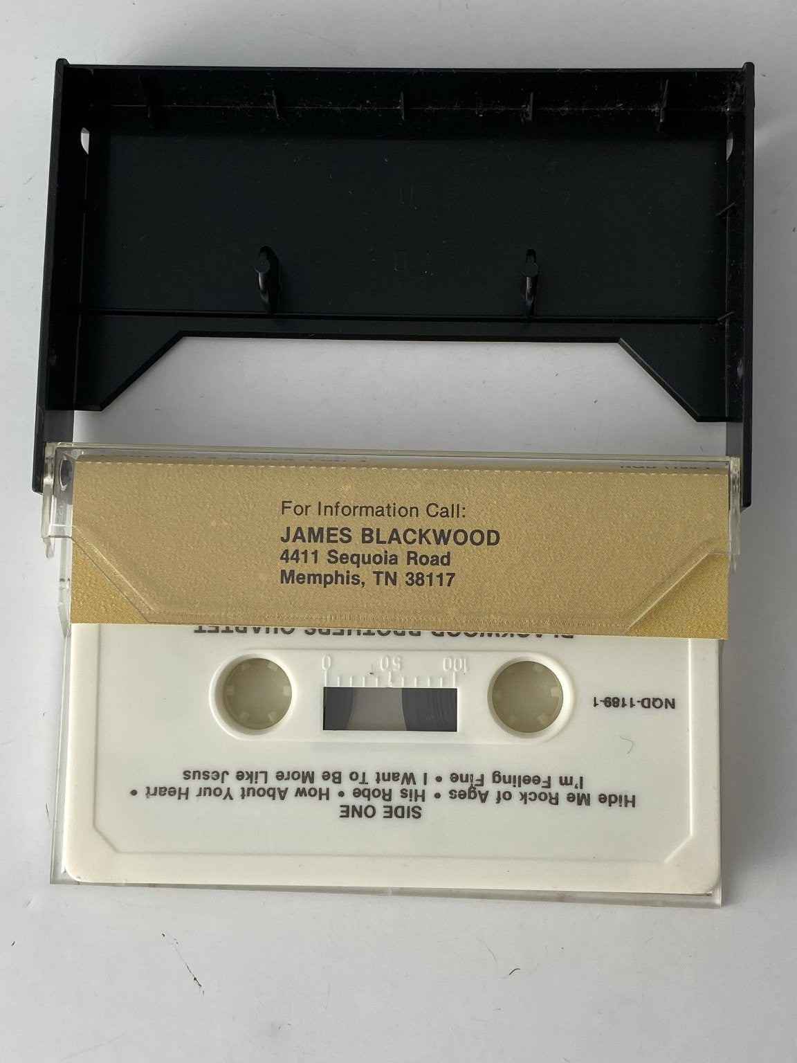 Blackwood Brothers Quartet The Last Concert Cassette 1954 NQD Records Gospel