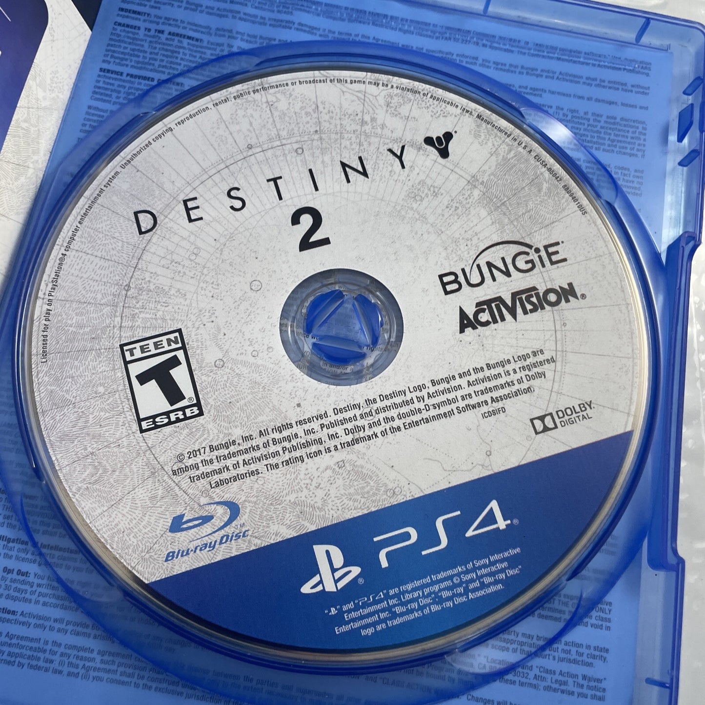 Destiny 2 Sony Playstation 4 PS4 Video Game Complete Good Disc