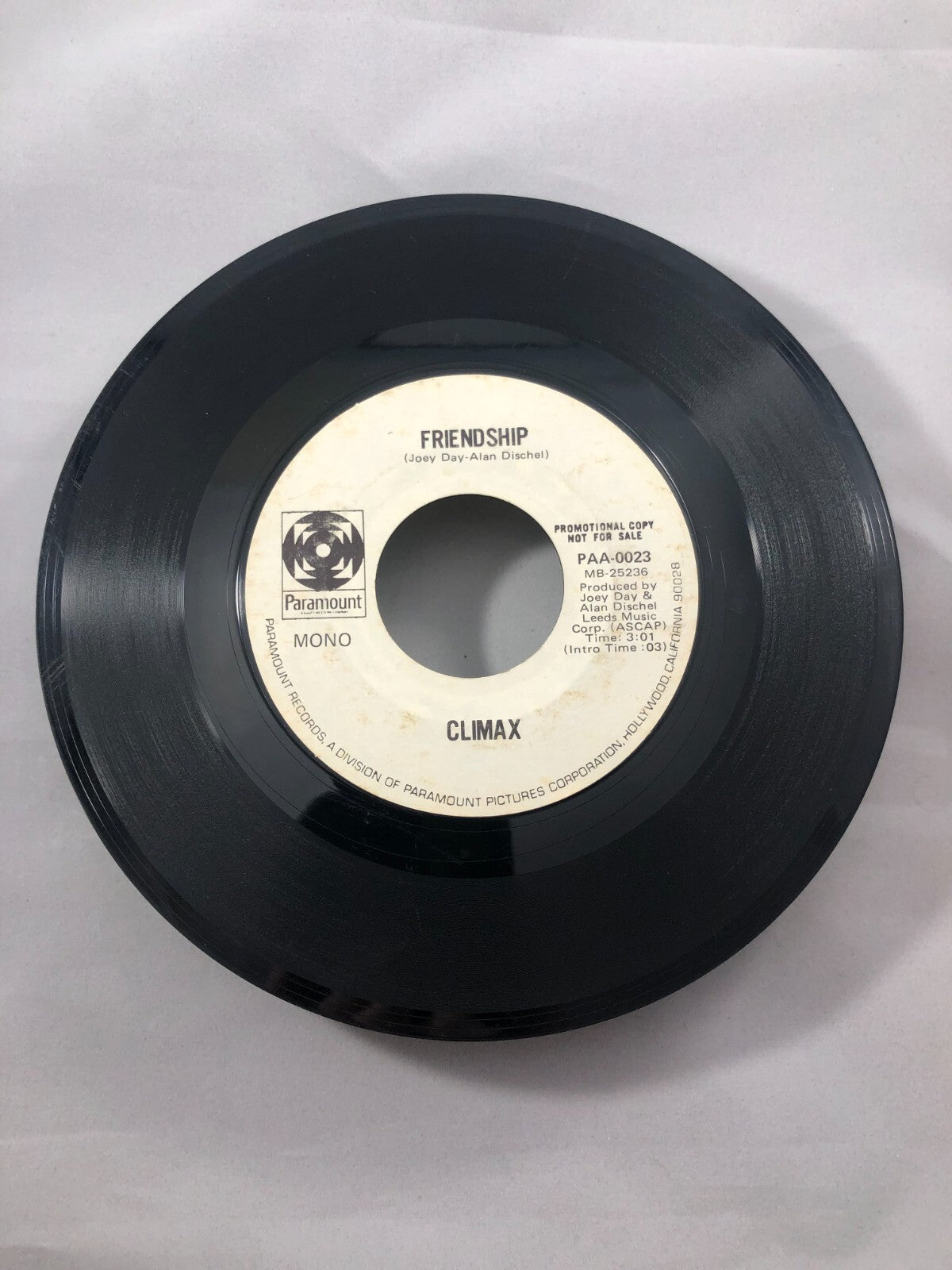 Climax Blues Band 45 RPM -You've Gotta Try / Friendship - Paramount VG See pics